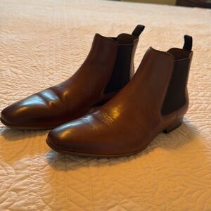 Worn once…classic Aldo Chelsea boot that sells new for $145
